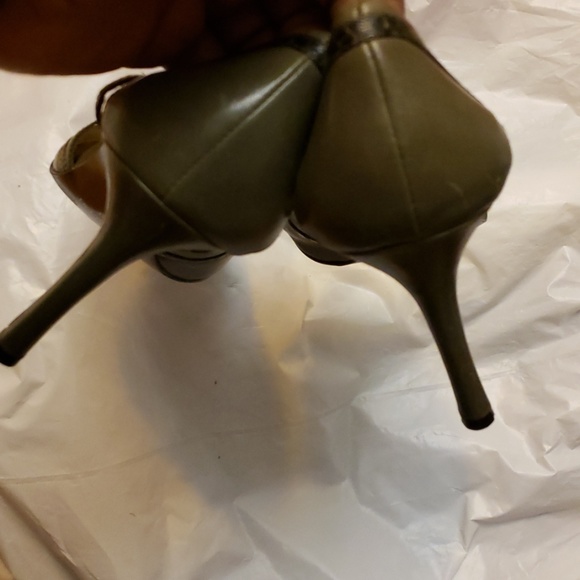 Nine West Leather Upper High Heel Shoes Size 6.5M - Picture 4 of 8